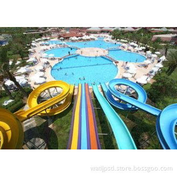 swimming pool water slide customized racer water slide For